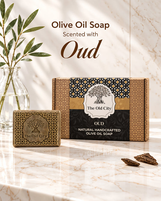 Oud Soap Bars 6 × 100g — Natural Olive Oil