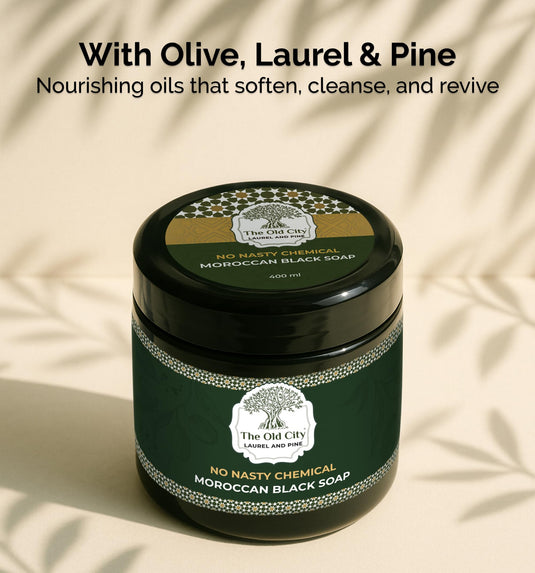 Moroccan Black Soap 400g -