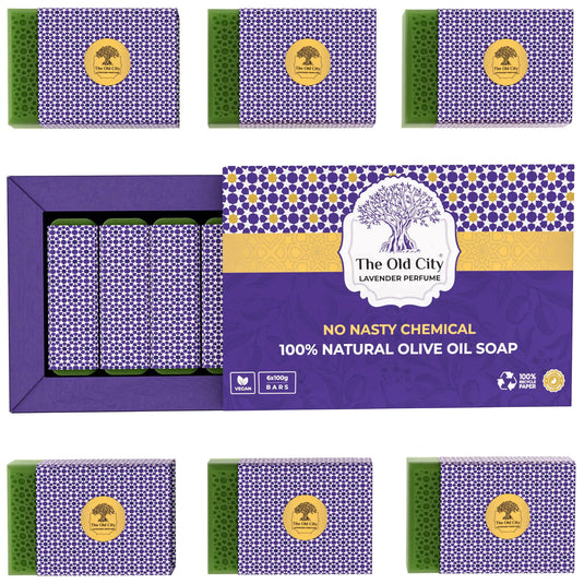 Lavender soap bars 6x100g