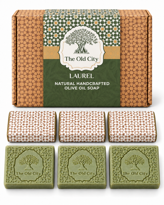Aleppo Soap Bars 6 × 100g — Olive & Laurel Oil