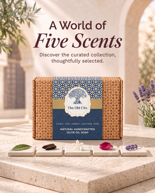 Assorted Olive Oil Soap Gift Set – 6 x 100g, 5 Scents