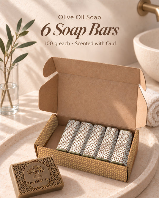 Oud Olive Oil Soap Gift Set – 6 x 100g