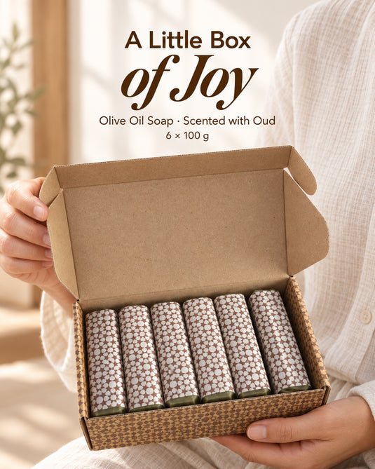 Oud Olive Oil Soap Gift Set – 6 x 100g