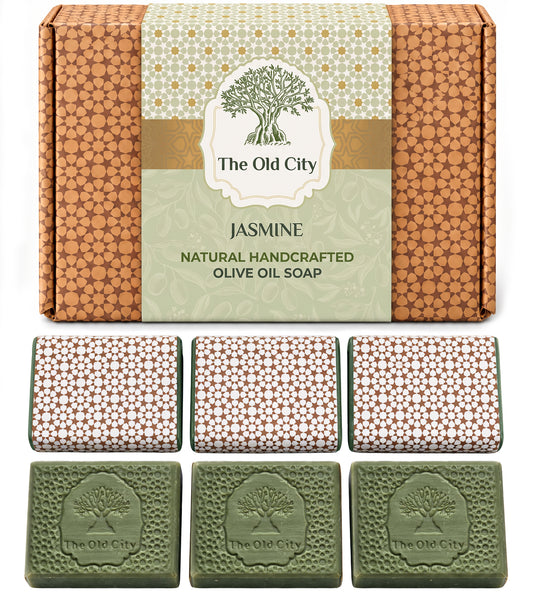 Jasmine Olive Oil Soap Gift Set – 6 x 100g